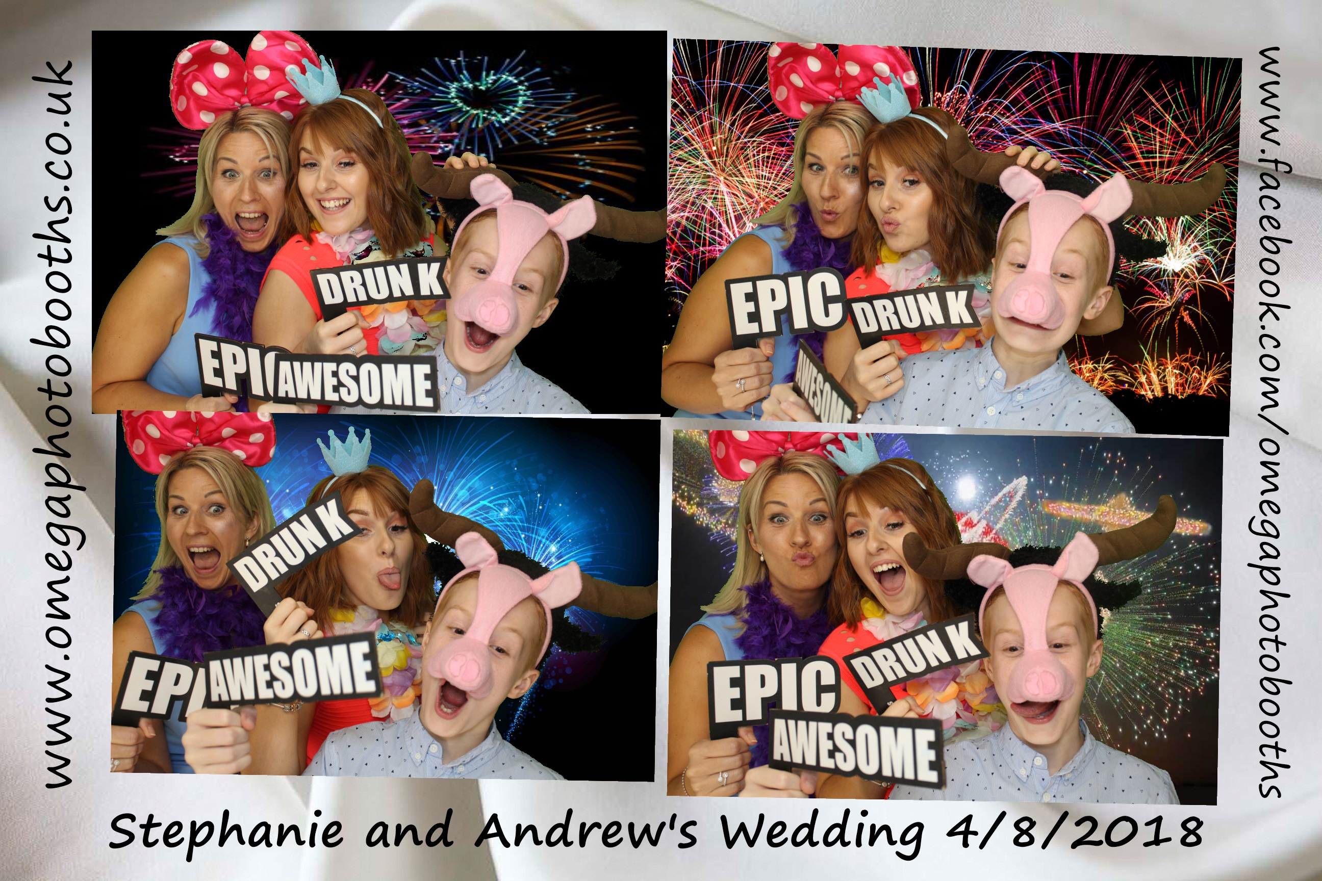 Stephanie and Andrew's Wedding | View more photos from the event at gallery.omegaphotobooths.co.uk/u/Omega-Photobooths/Stephanie-and-Andrews-Wedding